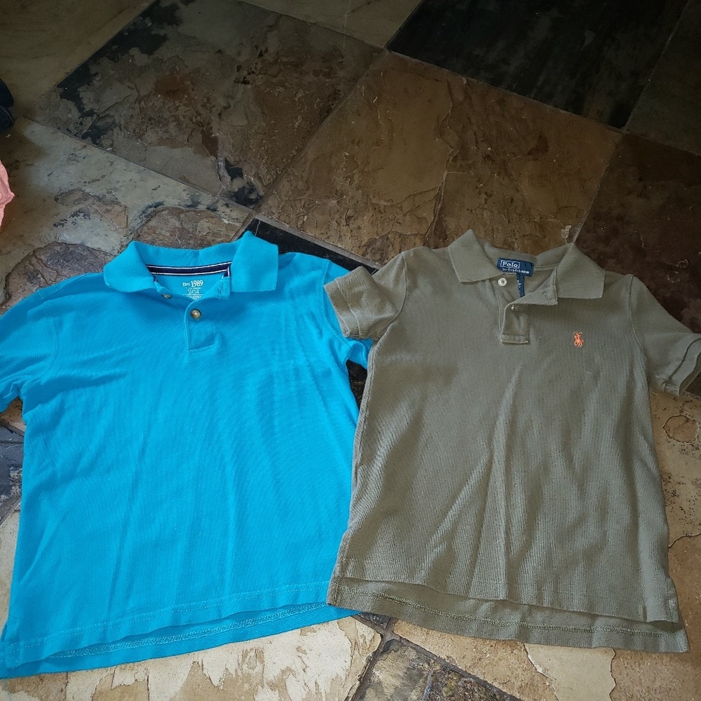 Boys polo tops size 5/6